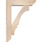 Ekena Millwork Balboa Slat Smooth Bracket w/ Offset Brace, Douglas Fir, 5 1/2"W x 20"D x 28"H BKT0604X20X28BOA06SDF - alternate 3